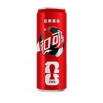 可口可乐（Coca-Cola）碳酸汽水 摩登罐饮料  330ml*12罐 整箱装 商品图3