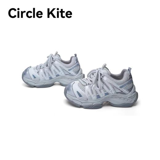 F0331149复古机能少女感融合透气网面厚底增高老爹鞋 商品图7