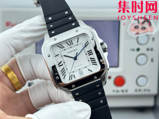 GF卡地亚山度士系列 山度士大号 雪山白面 方形男士腕表 绝对是绕不开的经典 表径39.8mm 商品图1