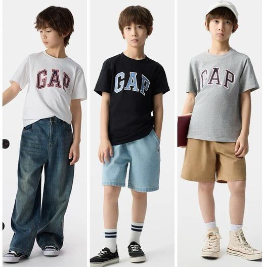 二店y 【两件💰48】全新14色，GP圆领儿童短袖T恤，~100棉，两件一起加入购物车 商品图2