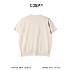 SDSA男装2026新款高贵轻奢老钱风纯色针织圆领短袖T恤百搭时尚 商品缩略图4