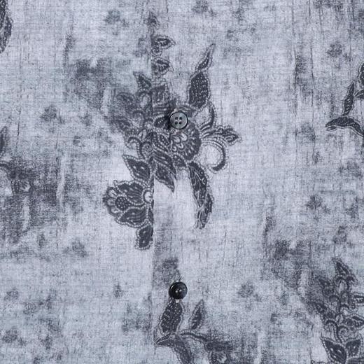 SDSA男装2026新款高贵轻奢美式复古植物花卉短袖衬衫百搭时尚上衣 商品图3