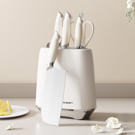 温仑山 瓷光弯月鹅卵石刀具套装VE075 商品图9