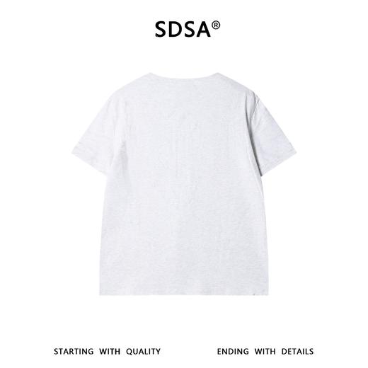 SDSA男装2026新款高贵轻奢简约慵懒风半纽扣短袖T恤百搭时尚上衣 商品图4