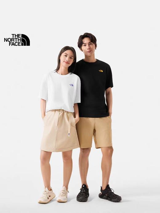 F0331140户外露营趣味图案印花圆领休闲宽松短袖T恤 商品图2