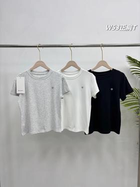 F033152一包3件装春夏季新款时尚百搭女士商务范正肩短袖T恤