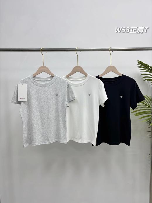 F033152一包3件装春夏季新款时尚百搭女士商务范正肩短袖T恤 商品图0