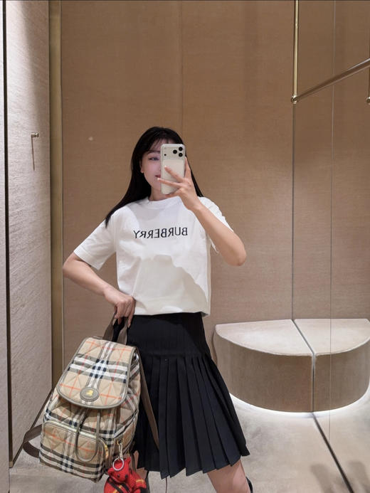 巴黎世家 26SS字母标识印花T恤 男女同款 白色（DY） 商品图2