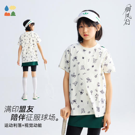 【满印短袖棉T】森林棠26夏款云感棉舒适儿童运动主题印花短袖衫40162241 商品图2