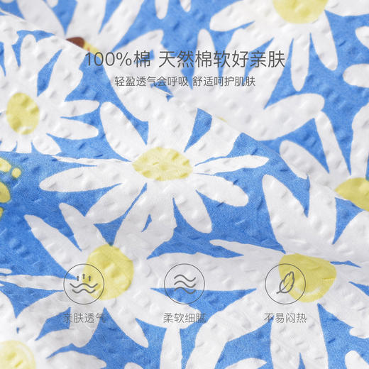 马克珍妮复古条纹女童休闲纯棉长裤2026年夏装新款560981 商品图3