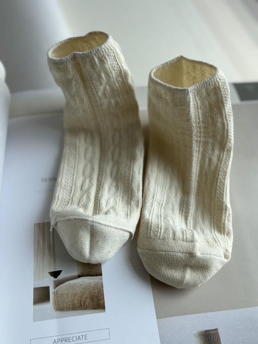 直发【发五双】真正100%出口单子，ju好 男女亚麻袜子 商品图3