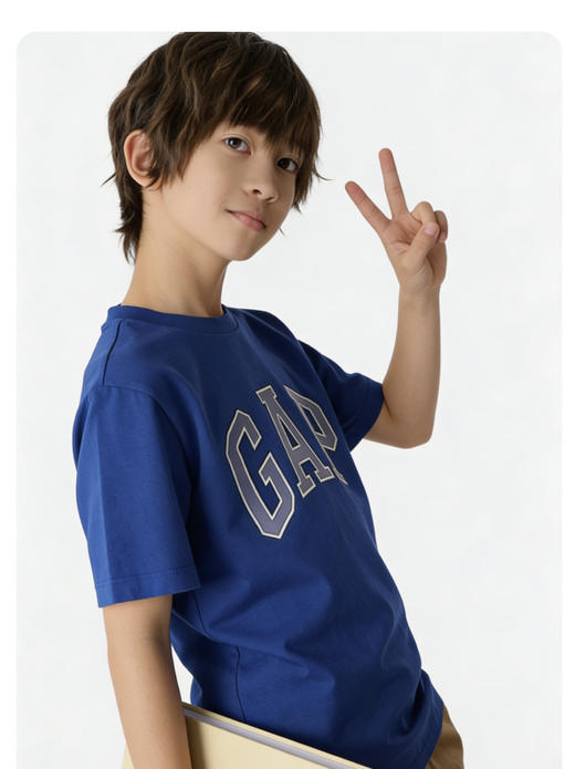 直发【两件拍】全新14色，GP圆领儿童短袖T恤，~100棉 商品图10