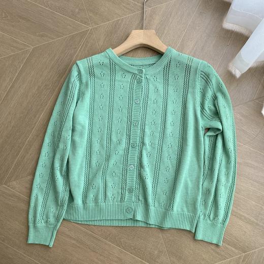 直发 伊芙丽同款，韩系镂空羊毛针织开衫！薄款轻盈藏肉 商品图3