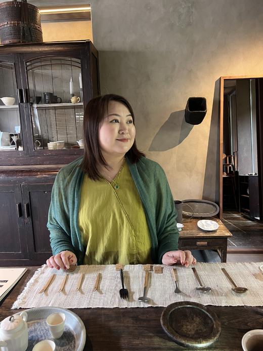 【群内福利】【V领5分袖连衣裙】秋香绿，衬肤色，复古优雅风 商品图7