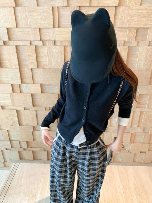 <曾小咸推荐>4.1现货秒杀 ！微信超特价！韩系格子直筒休闲裤 日常229.99 立减140 秒杀89.99！！ 商品图8