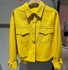 NC翻领双口袋长袖衬衫51231（黄）春季161012060321 商品缩略图2