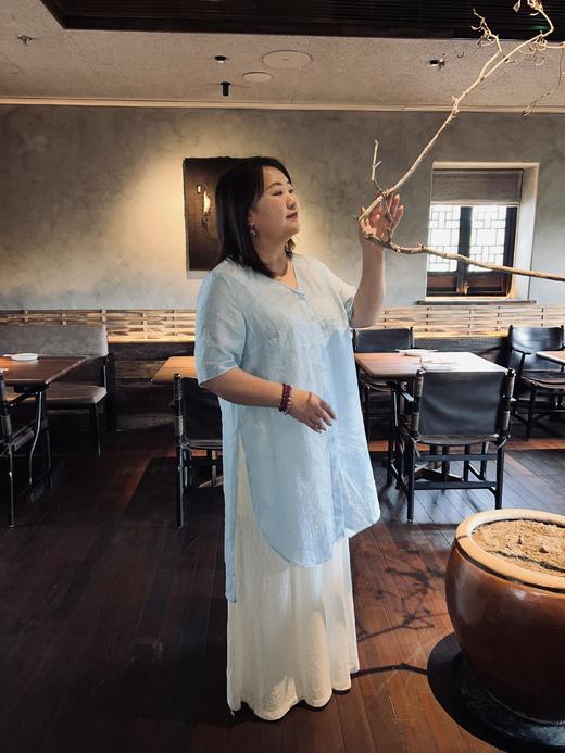 【群内福利】【开襟衬衫】邂逅低饱和薰衣草紫，温柔沉静，后背「薄背」立体抽褶温柔包容肩背，视觉显薄 商品图11