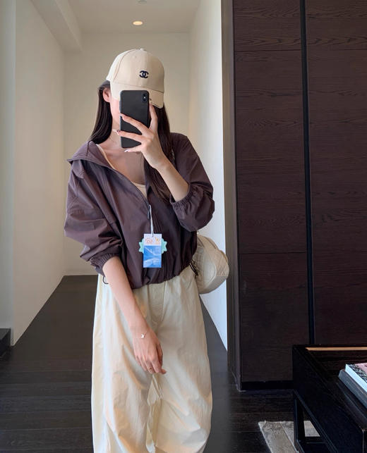 直发【3083】夏日防晒神器 凉感舒适 短款连帽外套防晒衣 商品图3