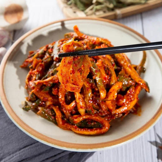 ✅【还口以朝鲜族拌萝卜条】正宗朝鲜族风味，酸辣爽口，😋 脆嫩萝卜条，👋手工腌制，口感嘎嘣脆🤩 ✅韩式经典配方，鲜辣入味，越嚼越香 商品图6
