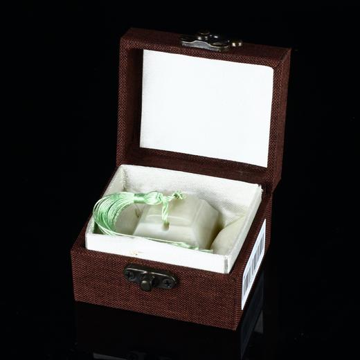 孤品18029老挝石荔枝冻博古方章姓名章藏书章3.2*3.2*3.0cm 商品图5