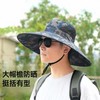 夏季防晒帽男士专用户外登山钓鱼帽迷彩大檐遮阳帽旅行防紫外线女 商品缩略图2