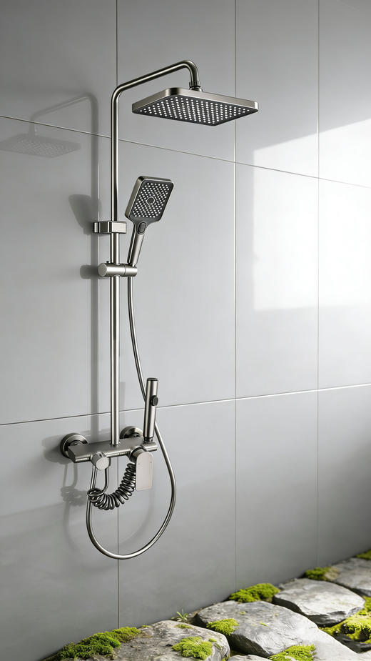 6081-1佐菲四档花洒-枪灰 商品图5