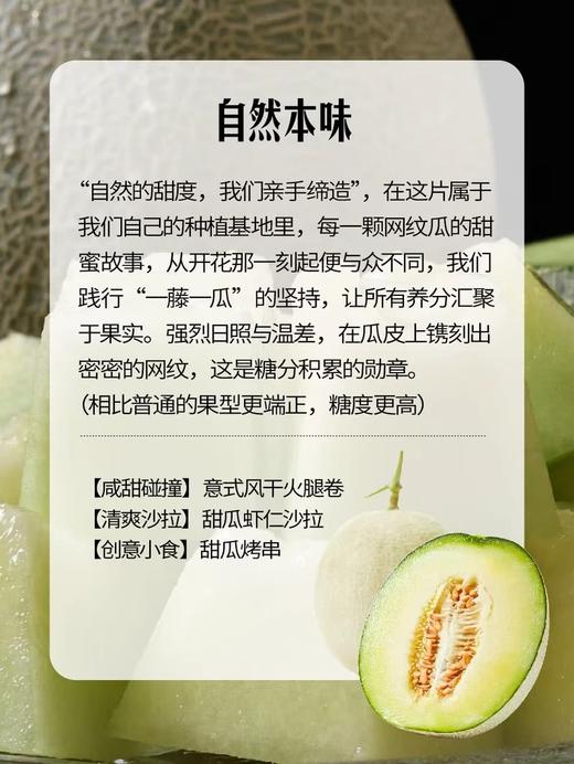 MM 山姆  网纹甜瓜 2粒装（总净重≥2.4kg） 商品图4