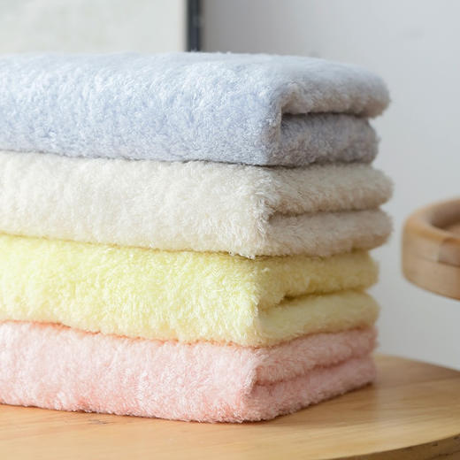 内野（UCHINO）棉花糖面巾pro纯棉新型无捻纱毛巾柔软吸水洗脸巾儿童毛巾蓝绿 商品图8