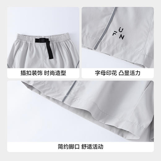 男童全腰梭织短裤夏季新款安奈儿童装EB626603 商品图4