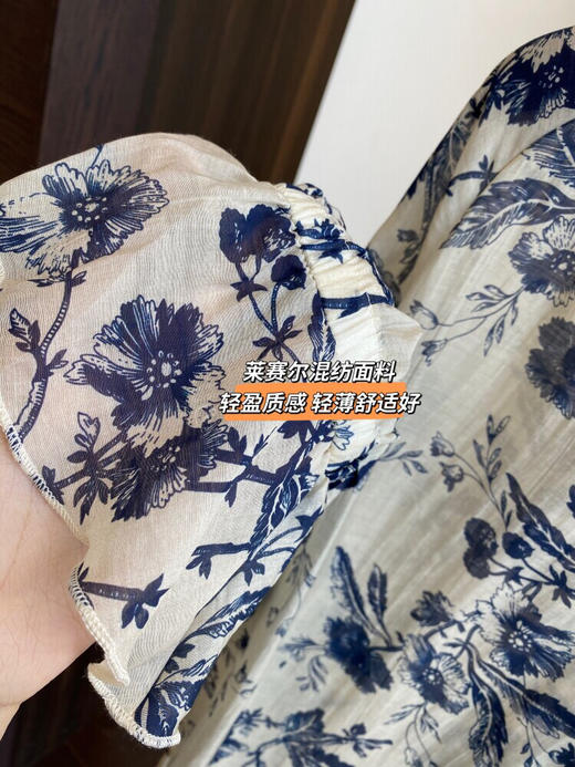 YAW2496水墨花小衫 商品图8