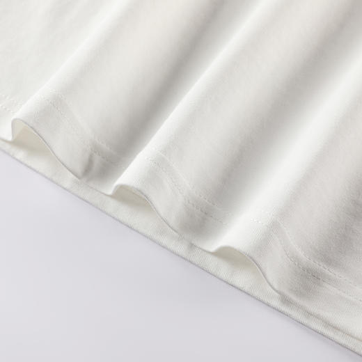 gxgjeans男装【230G重磅全棉】26夏款简约圆领短袖个性印花男士T恤K&C 商品图7