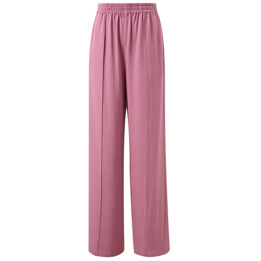 三彩2026夏季新款多巴胺休闲裤松紧腰阔腿裤宽松长裤M 商品图4