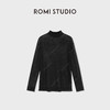 ROMI STUDIO“云端肤感”超细水溶羊毛慵懒感微透毛衫RWDRS63251 商品缩略图0