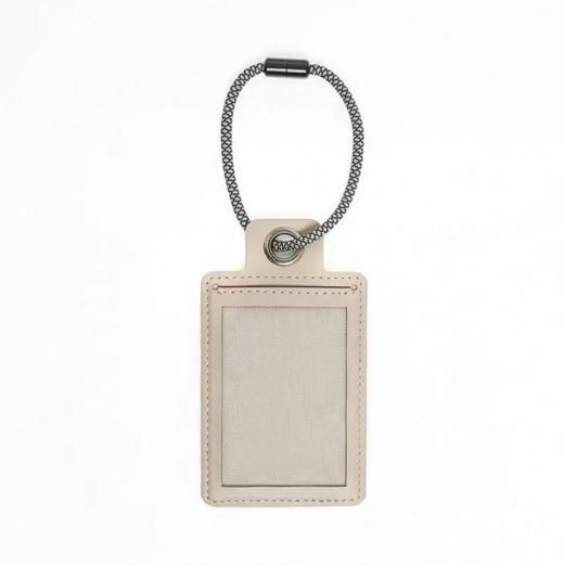 【订单实付低于299元，不发货】MONOCOZZI - LUCID Refined系列 环保皮革行李牌（大象灰）男  4895199109230-F . 商品图0