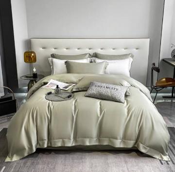 轻奢100支新疆长绒棉纯色四件套床单被套床上用品G117900075 商品图5