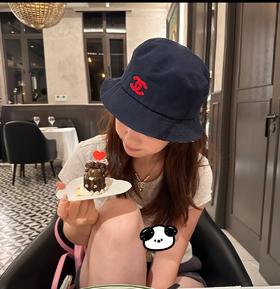 香奈儿 珠绣珠子logo帽款渔夫帽  （COCO）