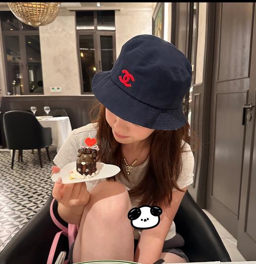 香奈儿 珠绣珠子logo帽款渔夫帽  （COCO） 商品图0