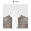 和纸纱人丝极简风镂空氛围感显瘦V领长袖针织上衣 L2833 商品缩略图2