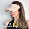 UPF50 遮阳防晒帽男女户外运动太阳帽双层冰丝防紫外线空顶帽夏季 商品缩略图3