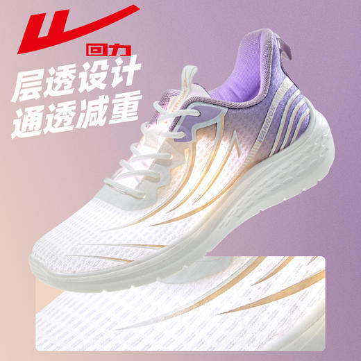 回力运动鞋女2026春季新款透气软底减震轻便跑鞋网面跑步鞋子女鞋WXY(JS)-1341 商品图0