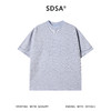 SDSA男装2026新款高贵轻奢美式简约明线圆领短袖T恤百搭时尚上衣 商品缩略图0