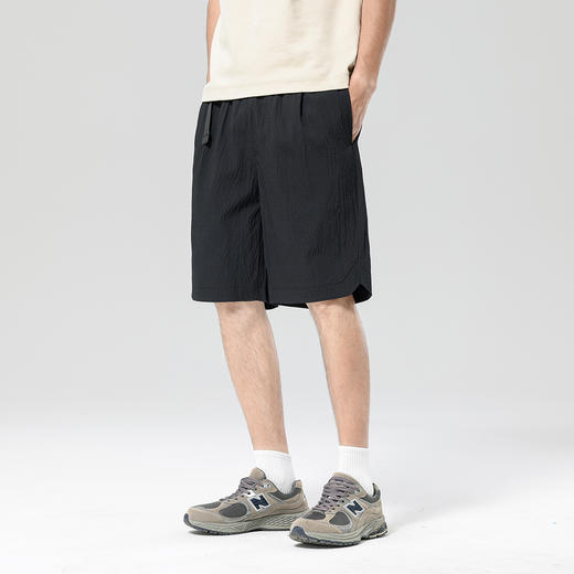 gxgjeans男装【肌理感面料】26夏款男士休闲短裤潮流简约百搭户外运动裤男K&C 商品图3