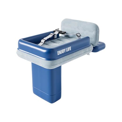 【一路酣睡❗儿童旅行床】高铁睡觉神器宝宝充气床飞机便携旅行床植绒充气床垫儿童酣睡神器。ri 商品图4