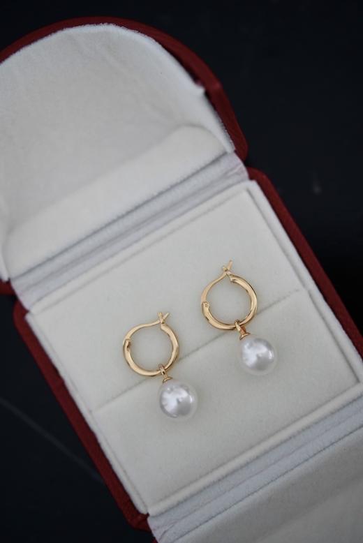 澳白水滴王妃耳圈 商品图3