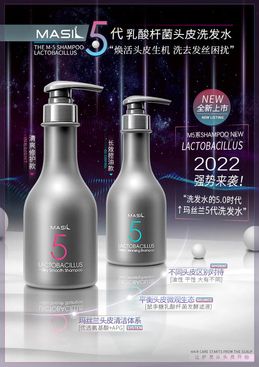 【玛丝兰系列】乳酸杆菌皮养护 洗发水【非质量真假问题不支持七天无理由退款】 商品图1