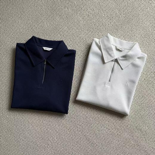 【lb1】26春夏新款男子通勤翻领半拉链短袖Polo衫！！ 商品图1