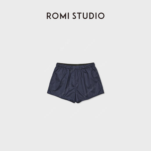 ROMI STUDIO“零系列”UPF50轻薄防晒褶皱松紧弹力短裤 RWDRXD2554 商品图2
