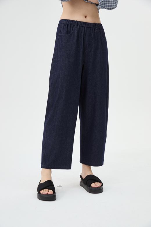 【超级爆款软 薄 弹力】水淼大码女装2026春夏显瘦百搭舒适休闲牛仔裤2259 商品图0