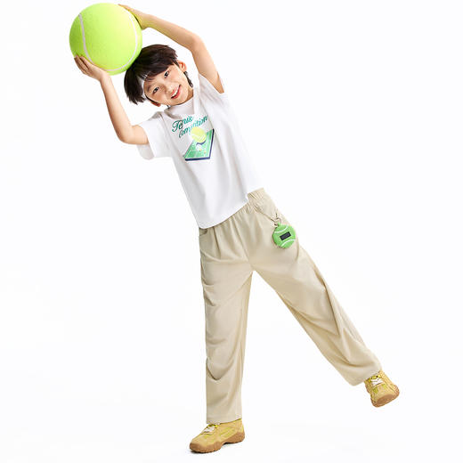 男童圆领短袖针织衫夏季新款安奈儿童装EB621680 商品图6