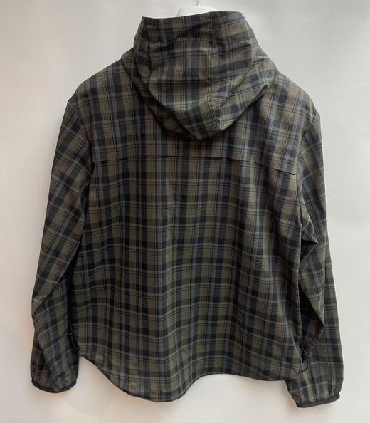 男款格纹连帽风衣外套lv018 商品图1